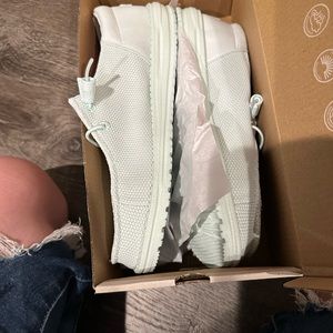 Mint green hey dudes size 9 womens